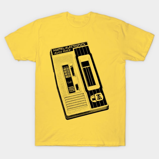 Mattel Auto Race --- Vintage 80s Handheld Game T-Shirt by CultOfRomance